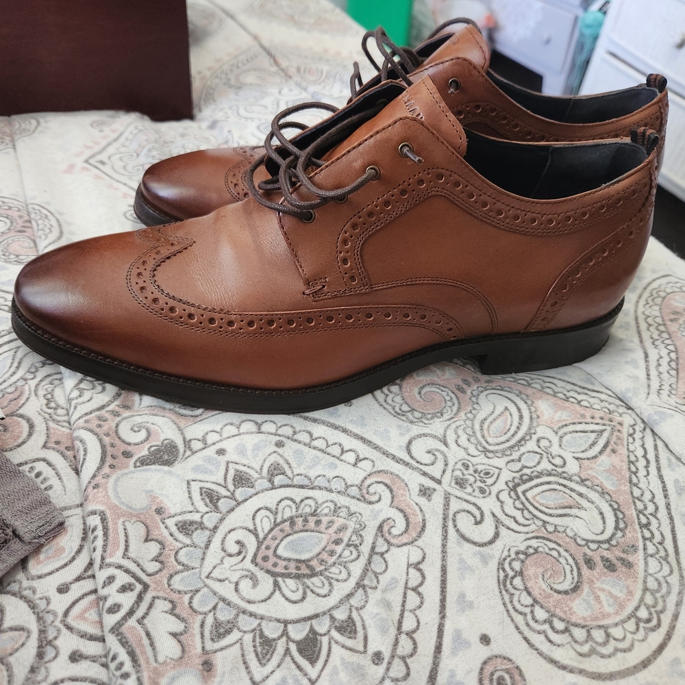 Cole Haan Brown Wingtip Oxford Shoes